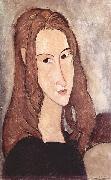Amedeo Modigliani Portrait of Jeanne Hebuterne oil painting artist